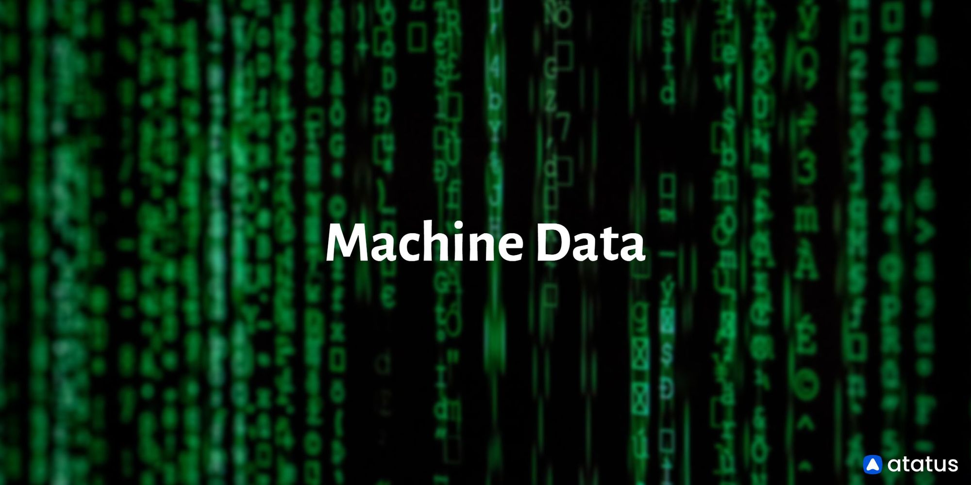 Machine data