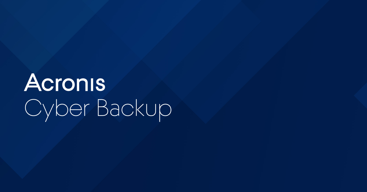 Acronis Cyber Backup Proxies