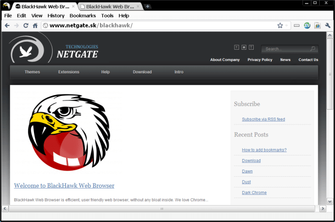 BlackHawk Web Browser Proxies