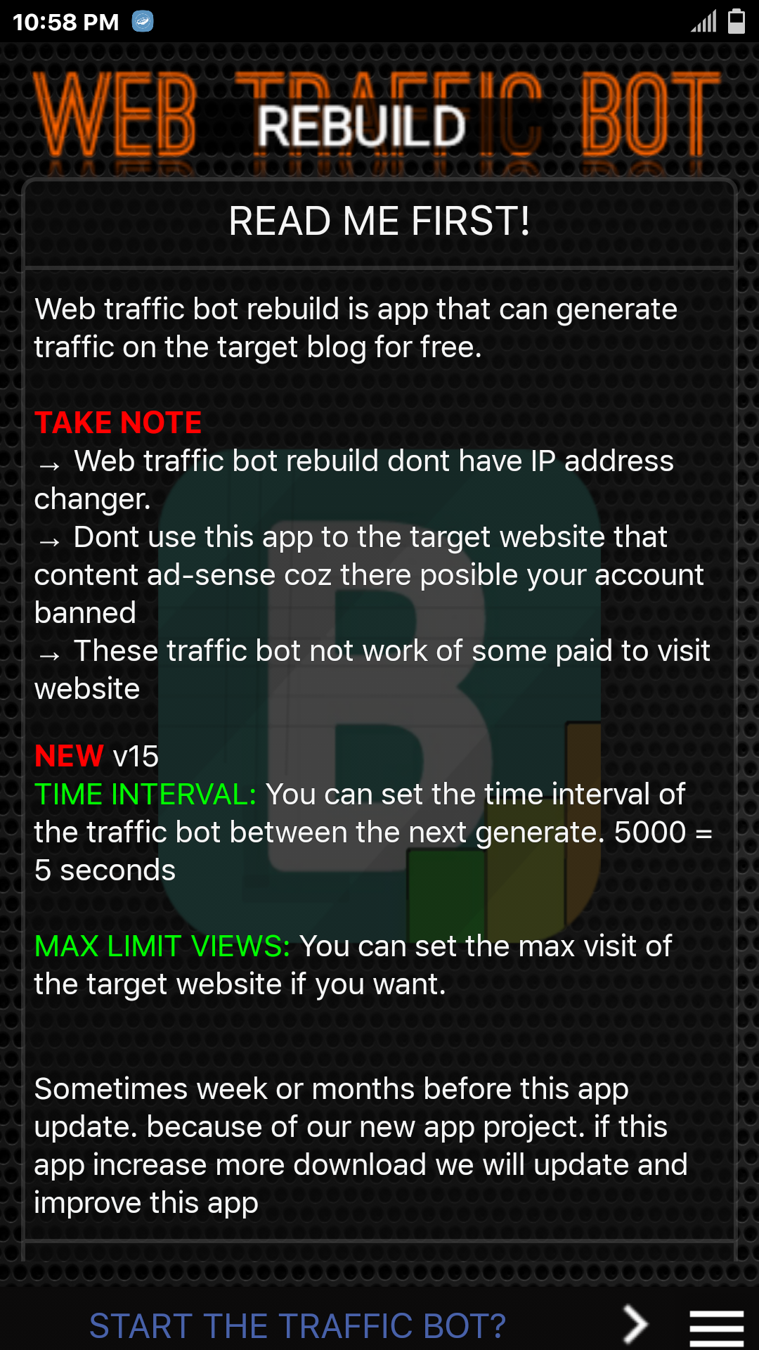 Increase Website Traffic Bot Logo