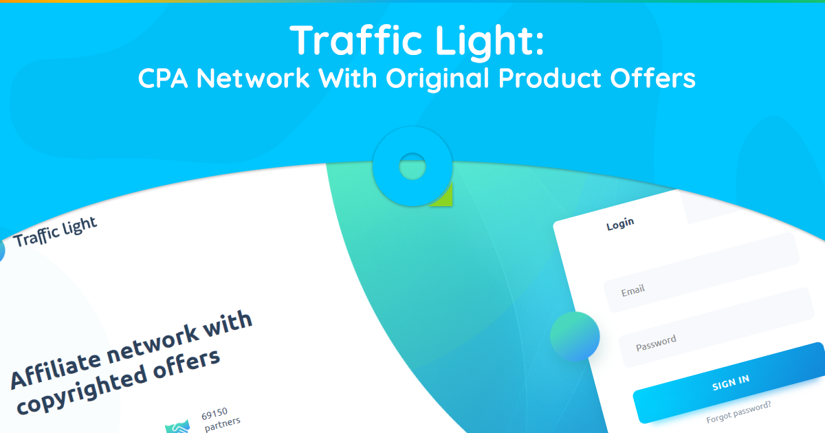 Traffic Light: CPA Network With Original Product Offers