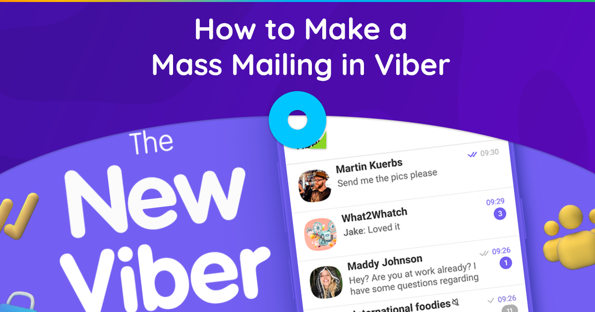 How to Make a Mass Mailing in Viber